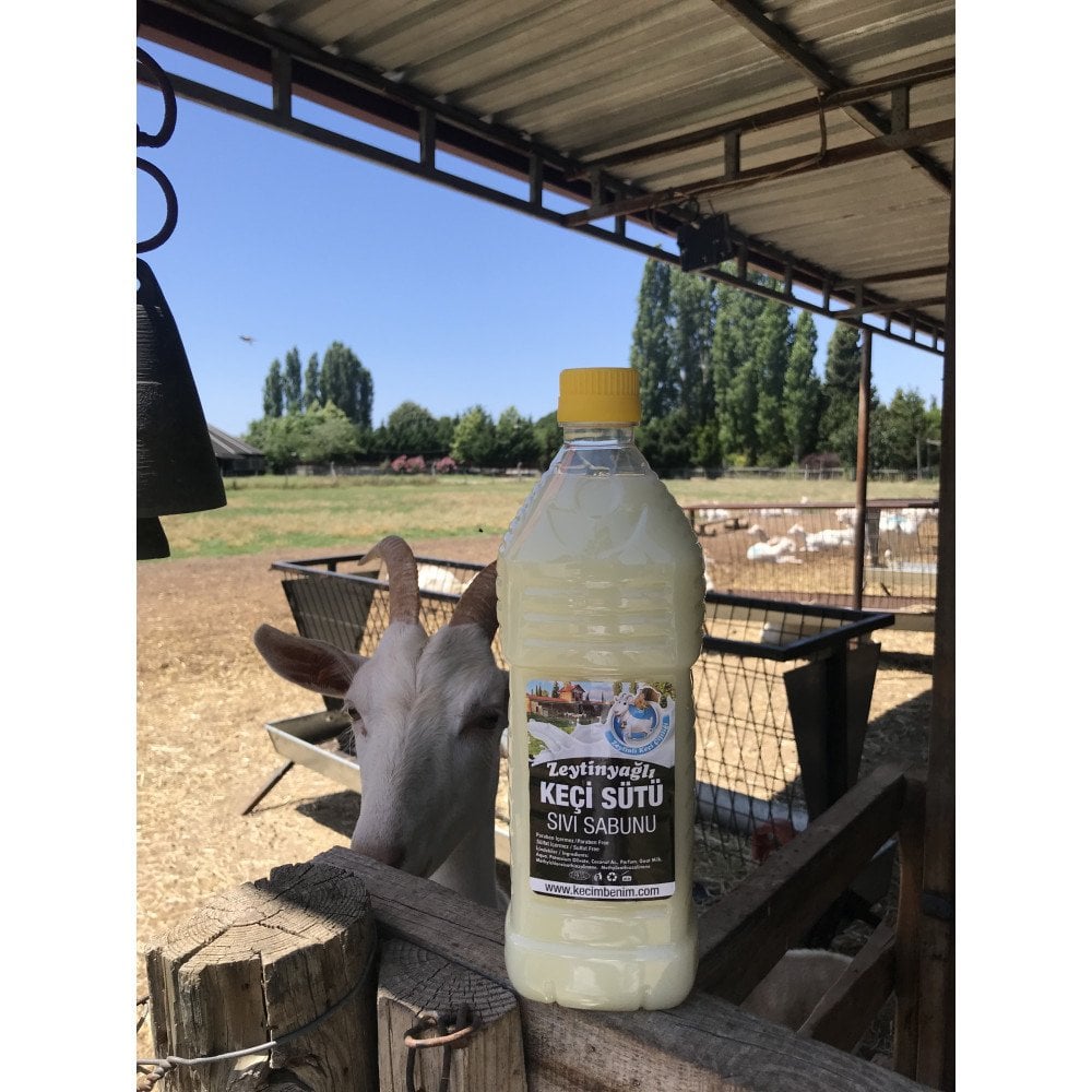 Zeytinyağlı Keçi Sütü SIVI SABUNU 1 Litre